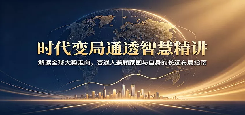 时代变局通透智慧精讲：解读全球大势走向，普通人兼顾家国与自身的长远布局指南胖子网创胖子网创