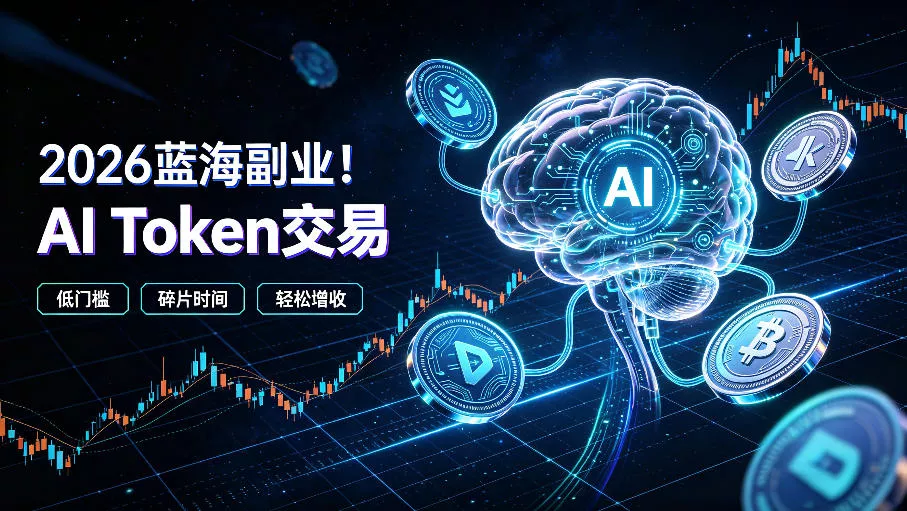 2026全新风口副业｜AI智能Token交易，空闲时间轻松 賺 收益，无需全天盯盘【揭秘】胖子网创胖子网创