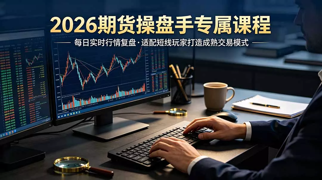 2026期货操盘手专属课程-更新7月11，每日实时行情复盘，适配短线玩家打造成熟交易模式胖子网创胖子网创