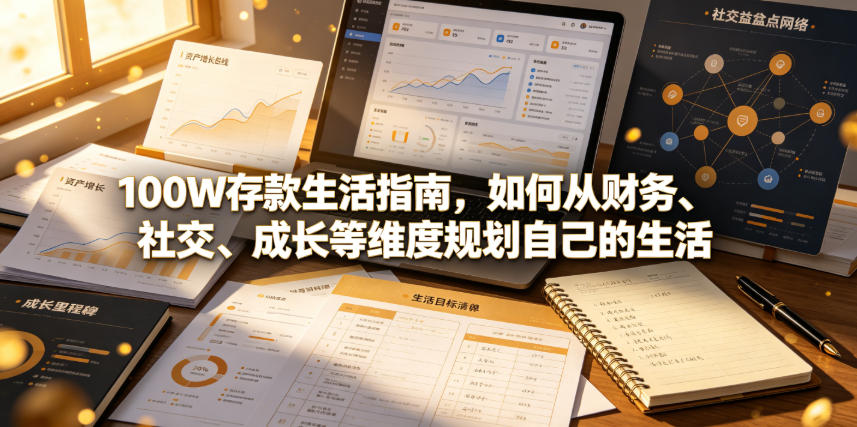 付费文章：100W存款生活指南，如何从财务、社交、成长等维度规划自己的生活胖子网创胖子网创