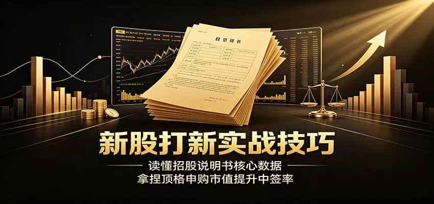 新股打新实战技巧：读懂招股说明书核心数据，拿捏顶格申购市值提升中签率胖子网创胖子网创
