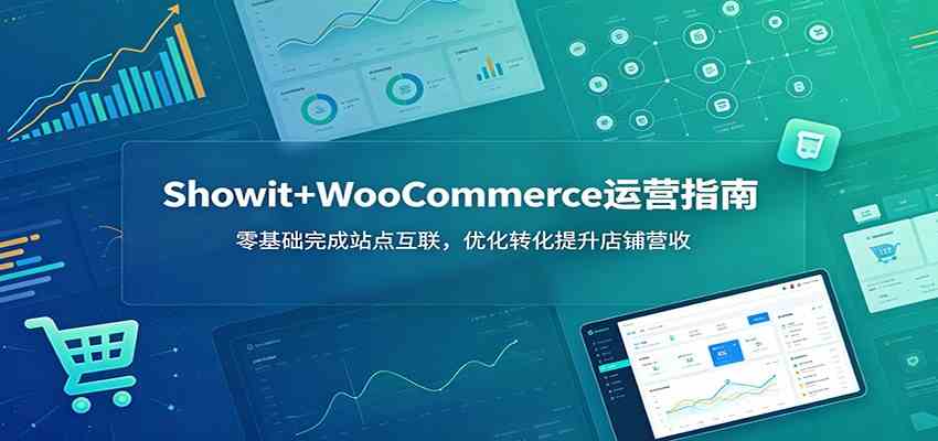 Showit+WooCommerce运营指南：零基础完成站点互联，优化转化提升店铺营收胖子网创胖子网创