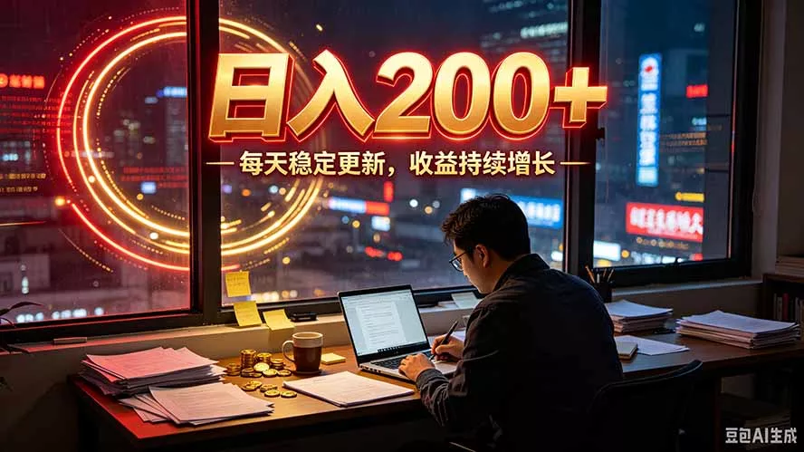 番茄达人变现新玩法，全自动运行 每日300+胖子网创胖子网创