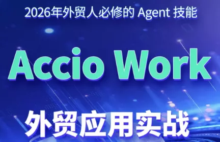 铭超老师·AccioWork外贸Agent应用实战胖子网创胖子网创