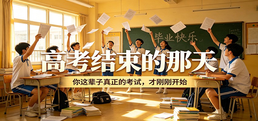 公众号付费文章《高考结束的那天，你这辈子真正的考试，才刚刚开始》胖子网创胖子网创